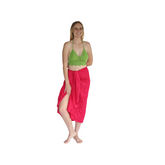 Summer crochet halter bikini top-green