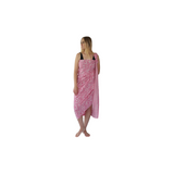 Noosa Sarongs Shelly Beach Cotton Sarong shoulder tie dress front view