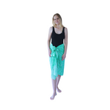 Noosa Sarongs Keppel Island Beach Cotton Sarong short skirt front view