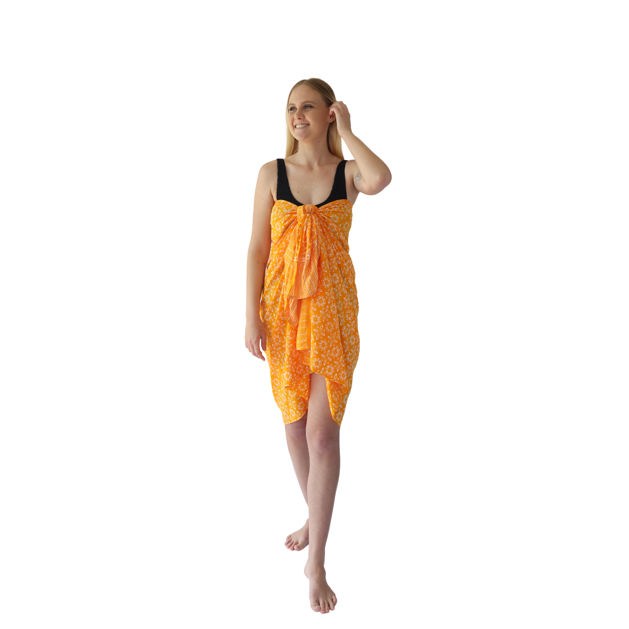 Noosa Sarongs Peregian Beach Cotton Sarong short dress front view