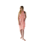 Noosa Sarongs Whitsunday Island Beach Cotton Sarong halter dress front view