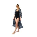 Noosa Sarongs Broome Beach Cotton Sarong short cape dress front view