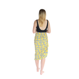 Noosa Sarongs Turtle Bay Cotton Sarong short skirt back view
