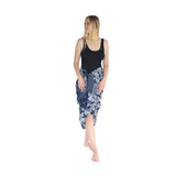 Noosa Sarongs Casurina Beach Turtle Cotton Sarong short skirt front view