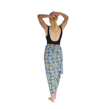 Noosa Sarongs Lady Elliot Turtle Cotton Sarong long skirt back view