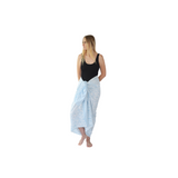 Noosa Sarongs Kirra Beach Cotton Sarong long skirt front view